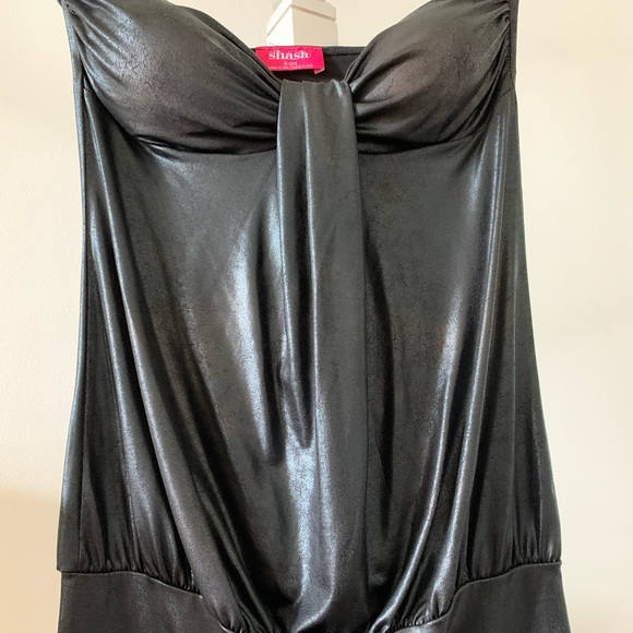 Shasa Black Strapless Top, size S - Picture 2 of 7